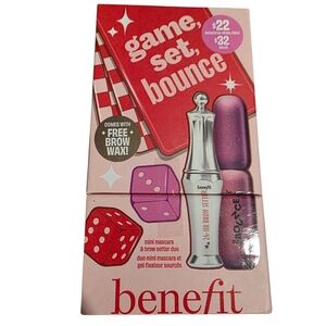Benefit Game Set, Bounce Mini Mascara & Brow Setter Duo - Pink and Purple